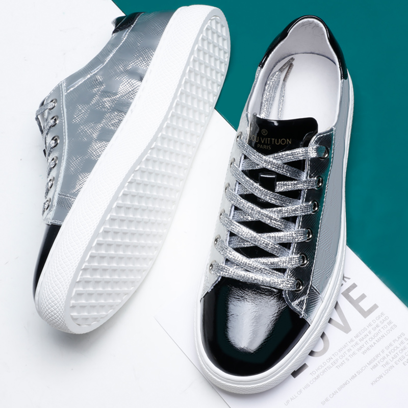 【断码】【40】41】【42】头层牛皮板鞋男平底手工缝线猪皮鞋垫Z6803