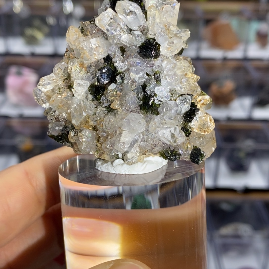 亚克力云南绿帘水晶