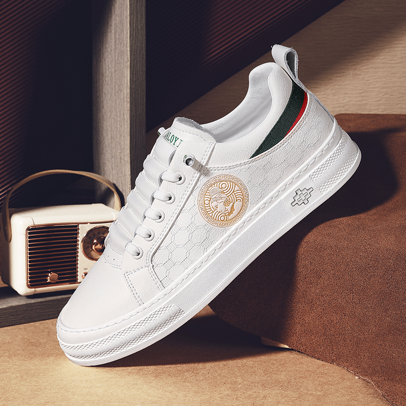 DUSHALOYI/杜莎璐易时尚轻奢百搭休闲耐磨透气四季板鞋潮流9988