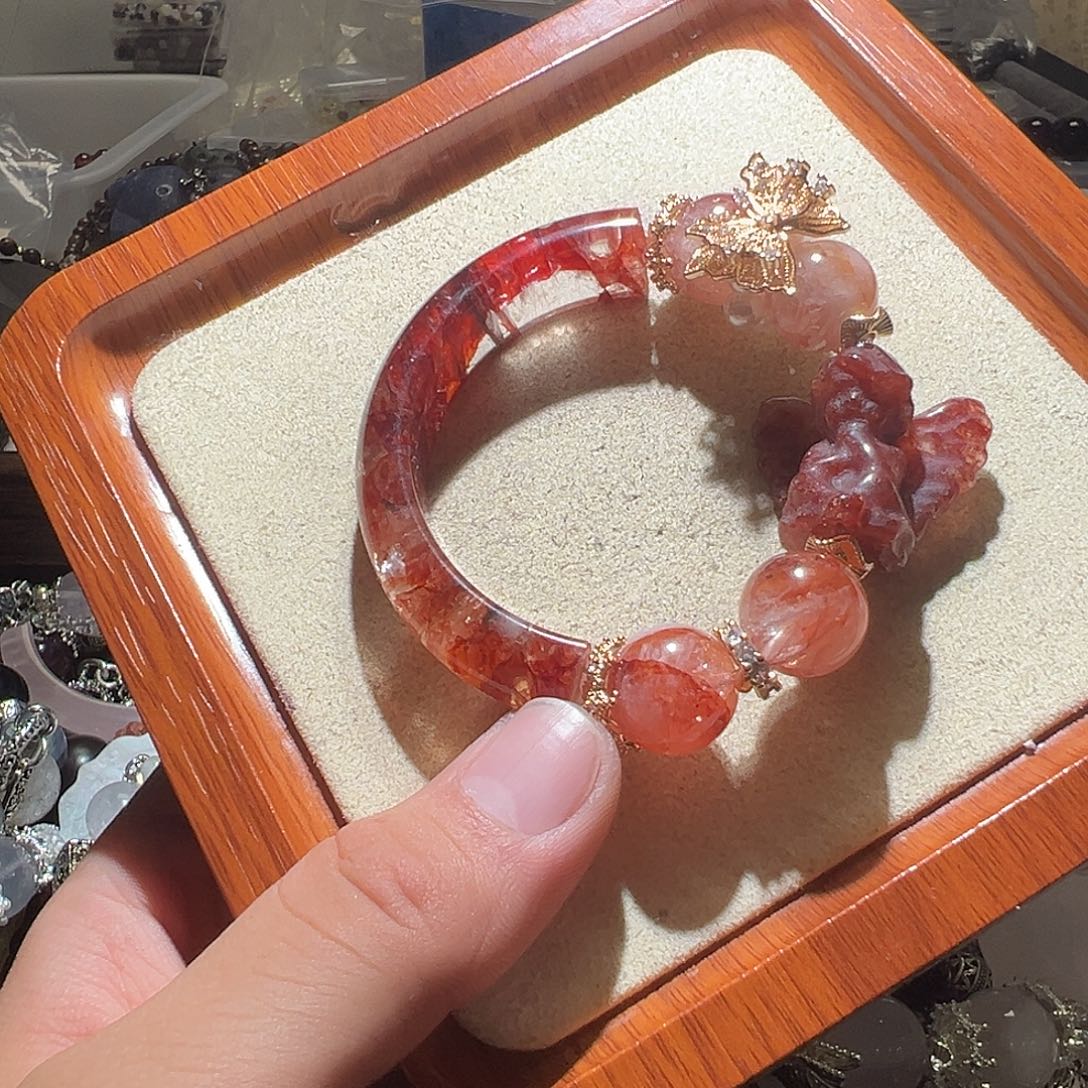 水晶未镶嵌手链水晶手链