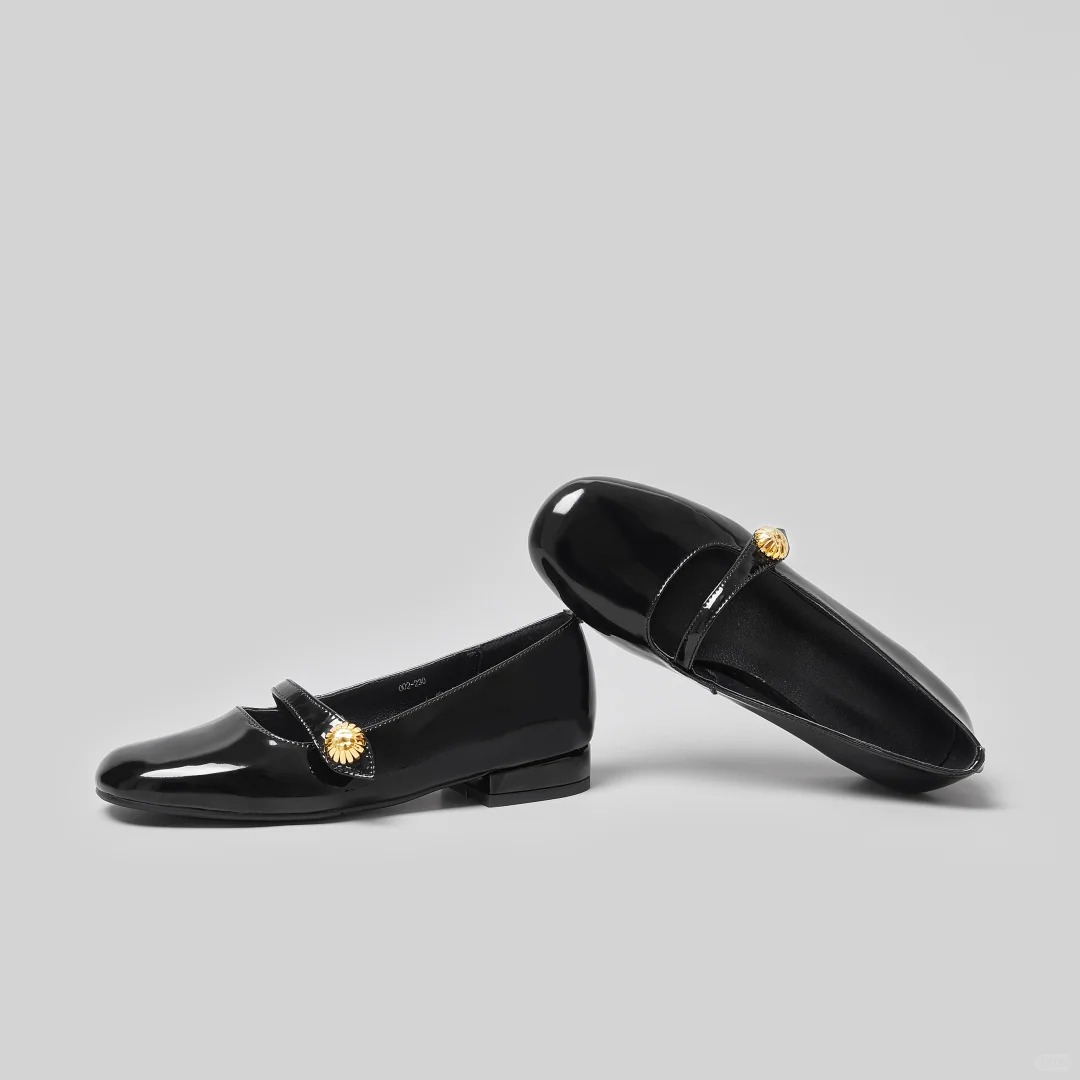 PP浅口乐福鞋皮鞋时尚低跟PP