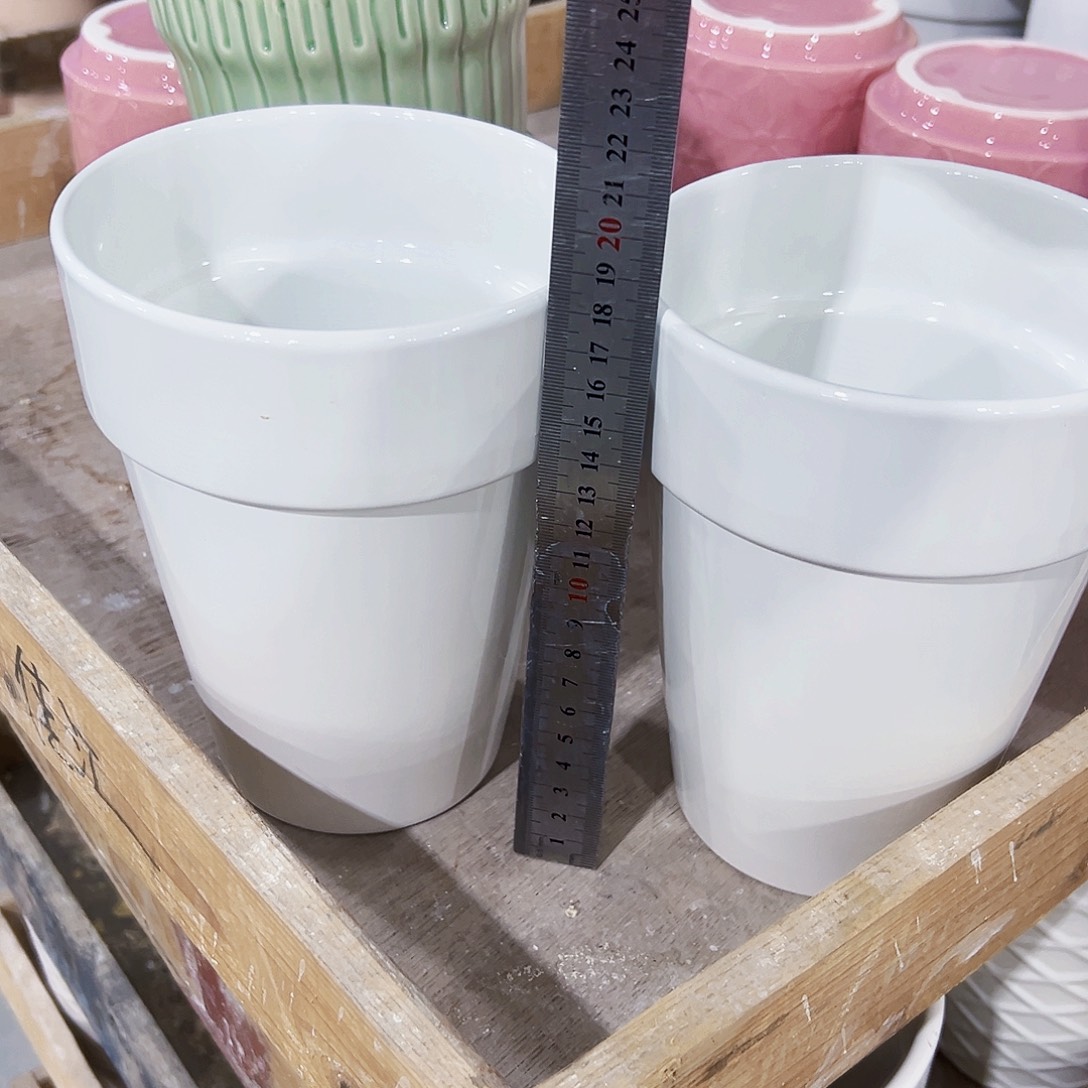 有孔，外贸尾单陶瓷花盆凑单10米包邮