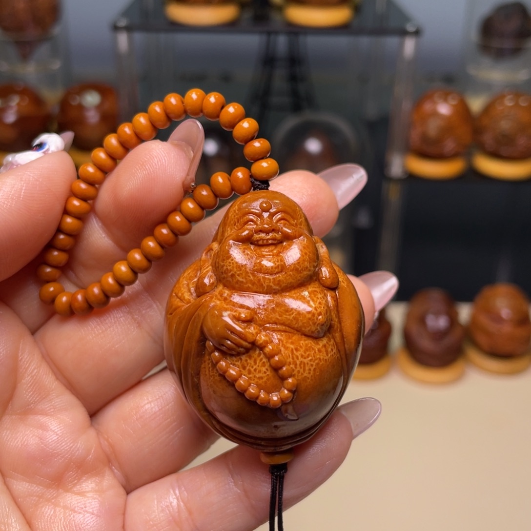 橄榄核手串/手链新款弥勒链子一套