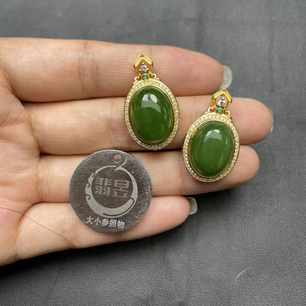 翡昱-N3-66118-和田玉吊坠s925银镶-多样性发其一