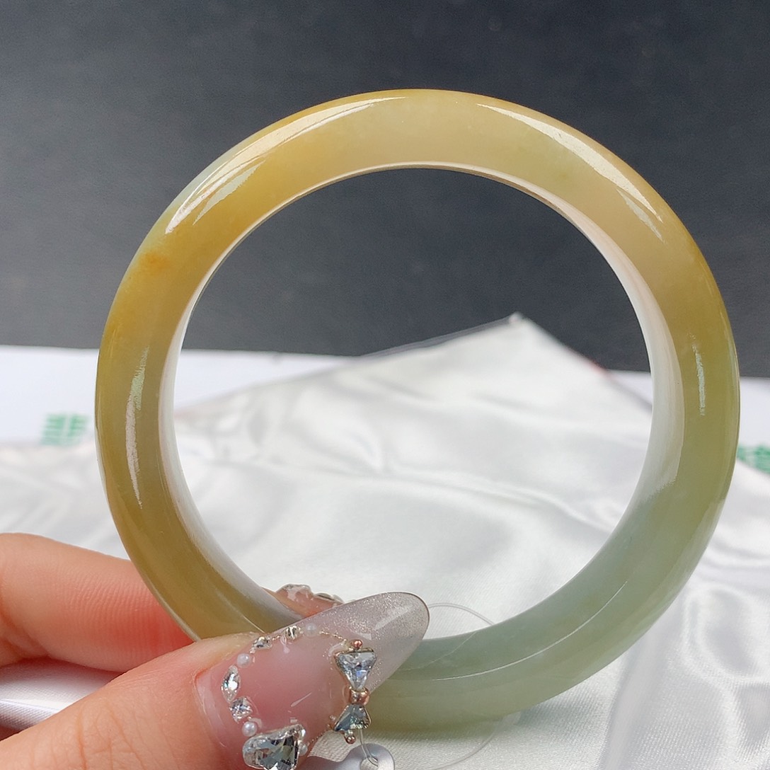 翡翠手镯未镶嵌03正57.6