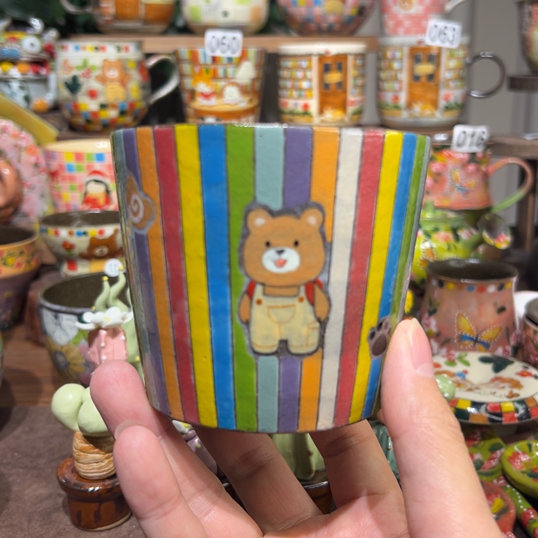 紫砂 景德镇陶瓷手绘杯