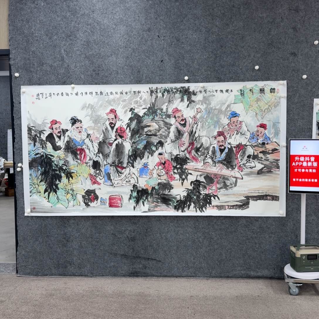 国画国画作品BDR老师人物