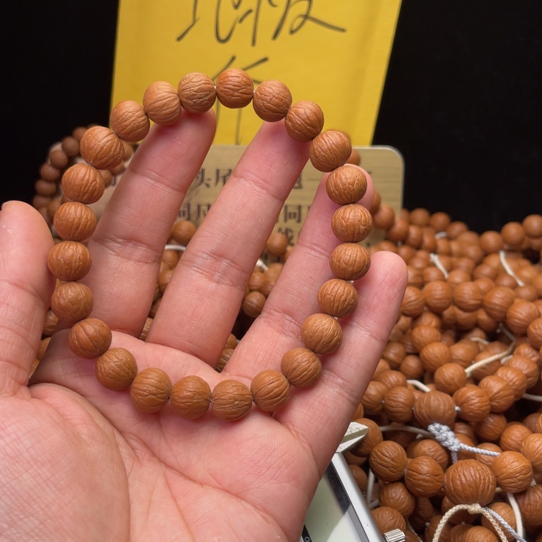 猴头核桃手串凤羽11