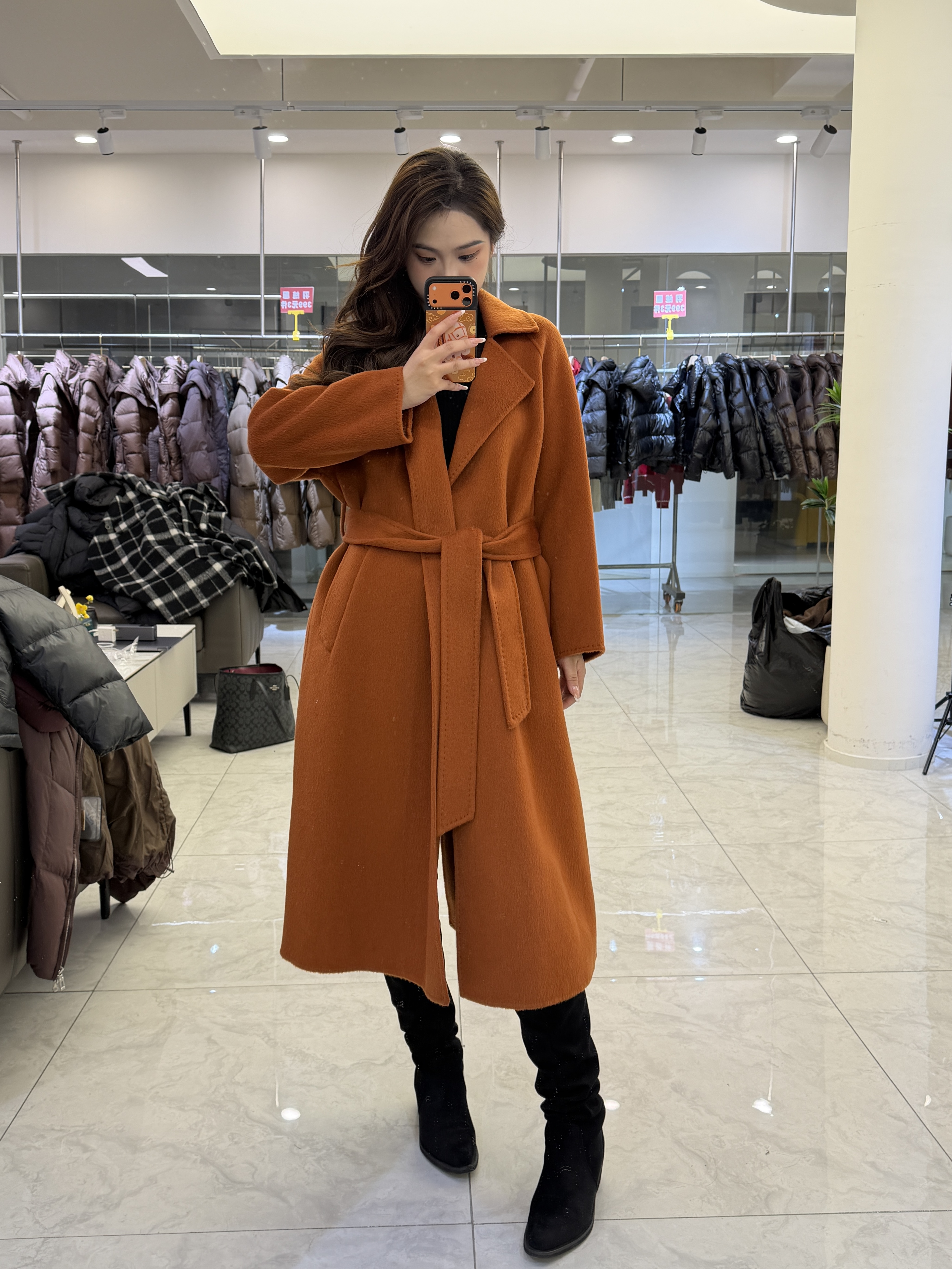 【犇球go】25年长款羊毛大衣-24307