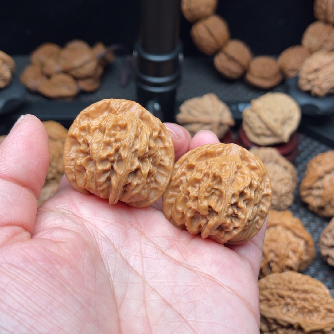 文玩核桃吊坠39尺天地狮子头