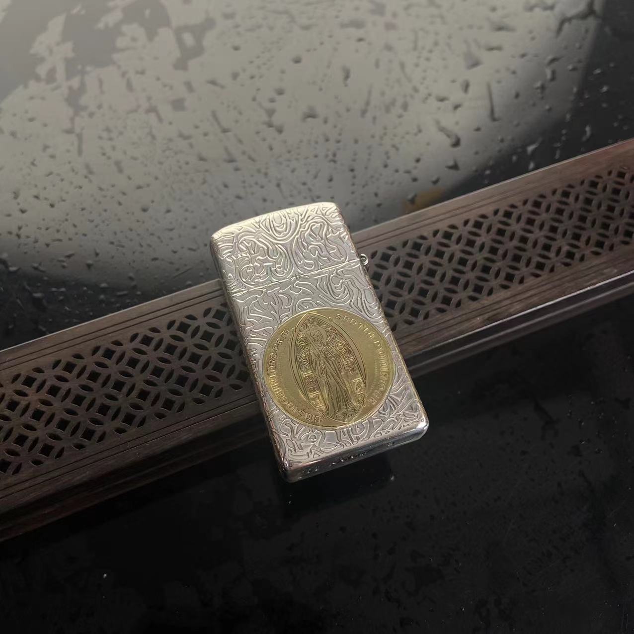 zippo打火机 DB 1607仟巧银色康斯坦丁  TC9915DK*914dabai