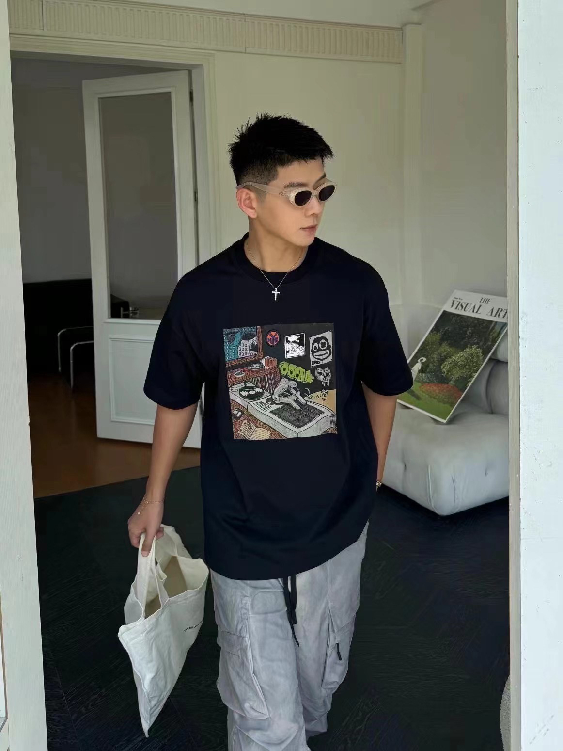 韩系高级感夏季短袖T恤