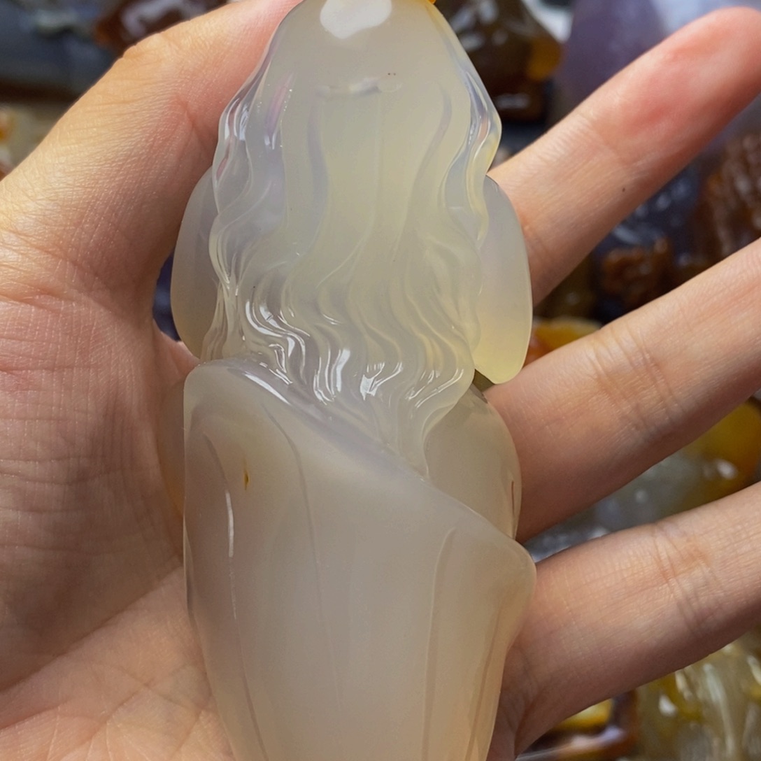 大***布未镶嵌把件玛瑙/玉髓