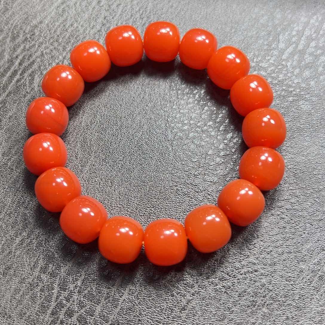 南红玛瑙单圈未镶嵌暖*