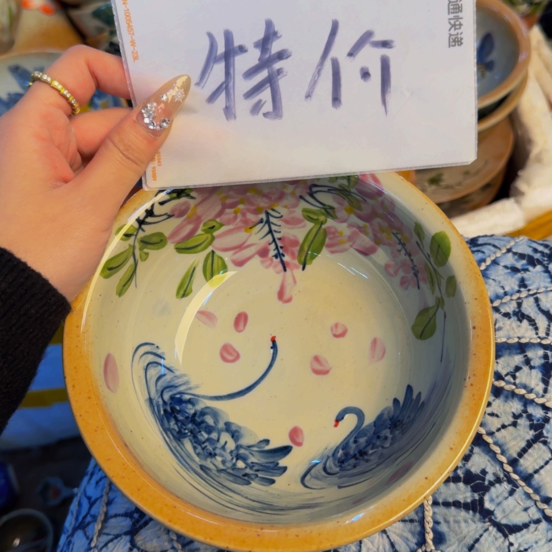 瓷片景德镇陶瓷手工手绘