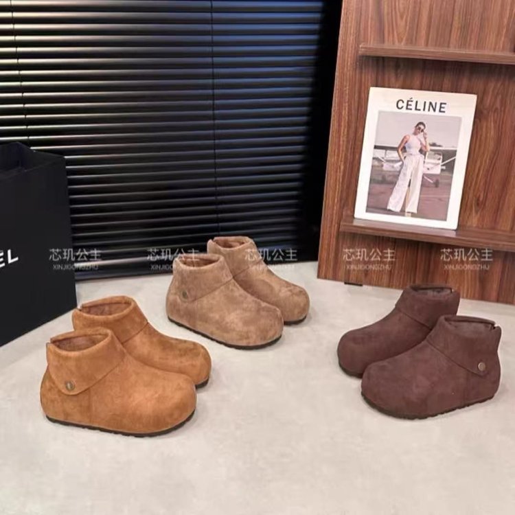 切尔西小个子5cm内增高厚底2025秋冬季加绒新款百搭韩版休闲短靴