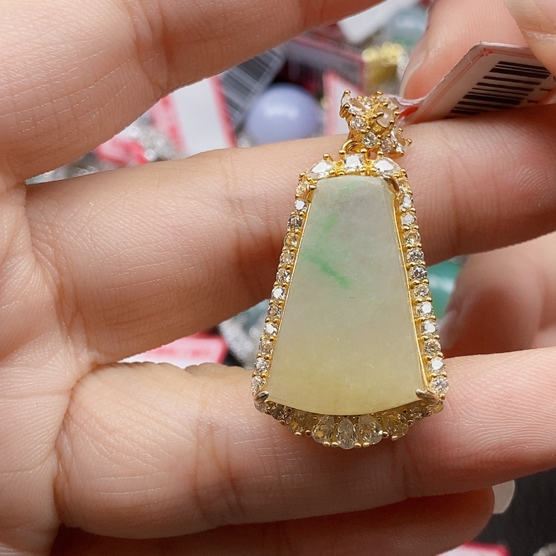 翡翠银S925镶嵌戒指