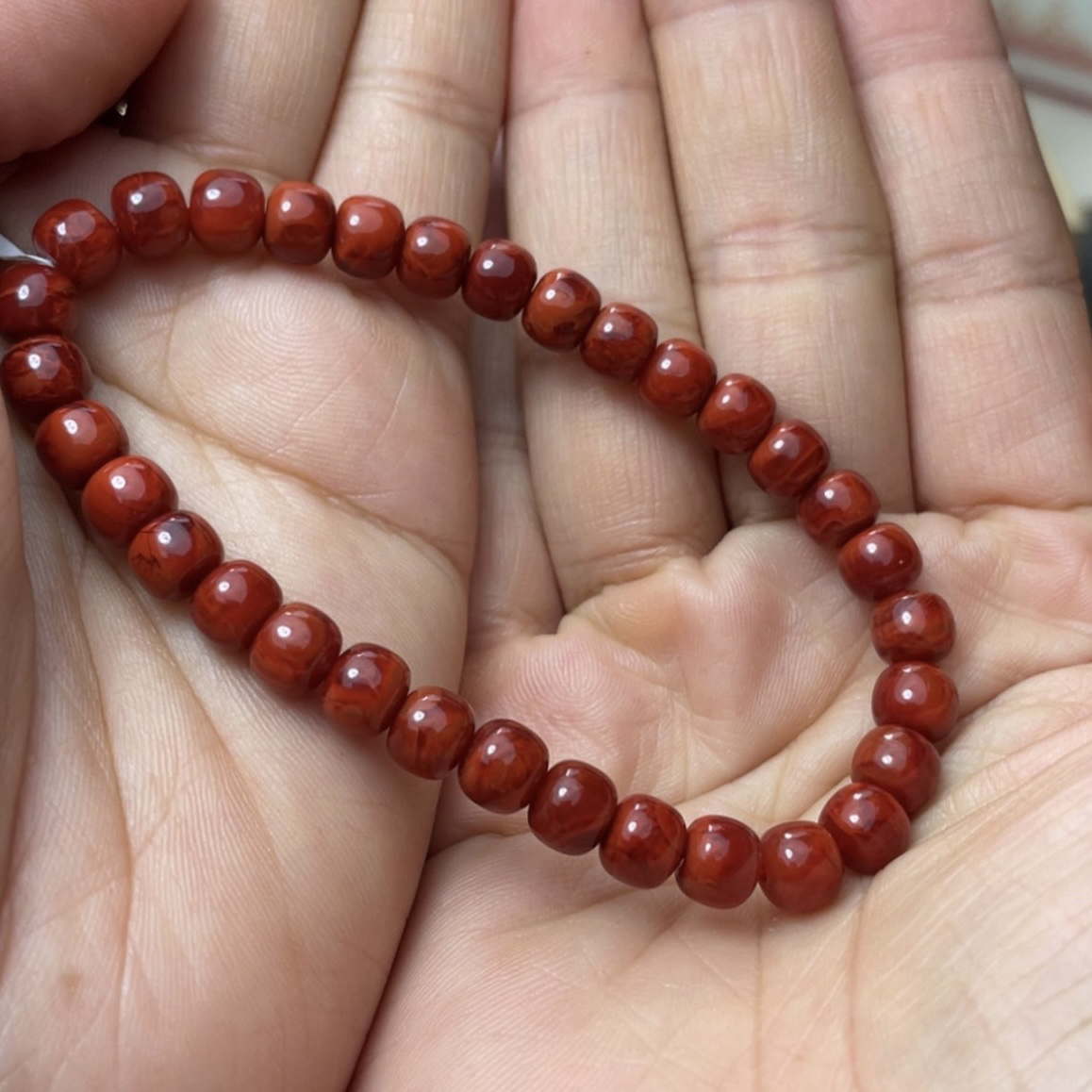 原矿南红玛瑙手串6