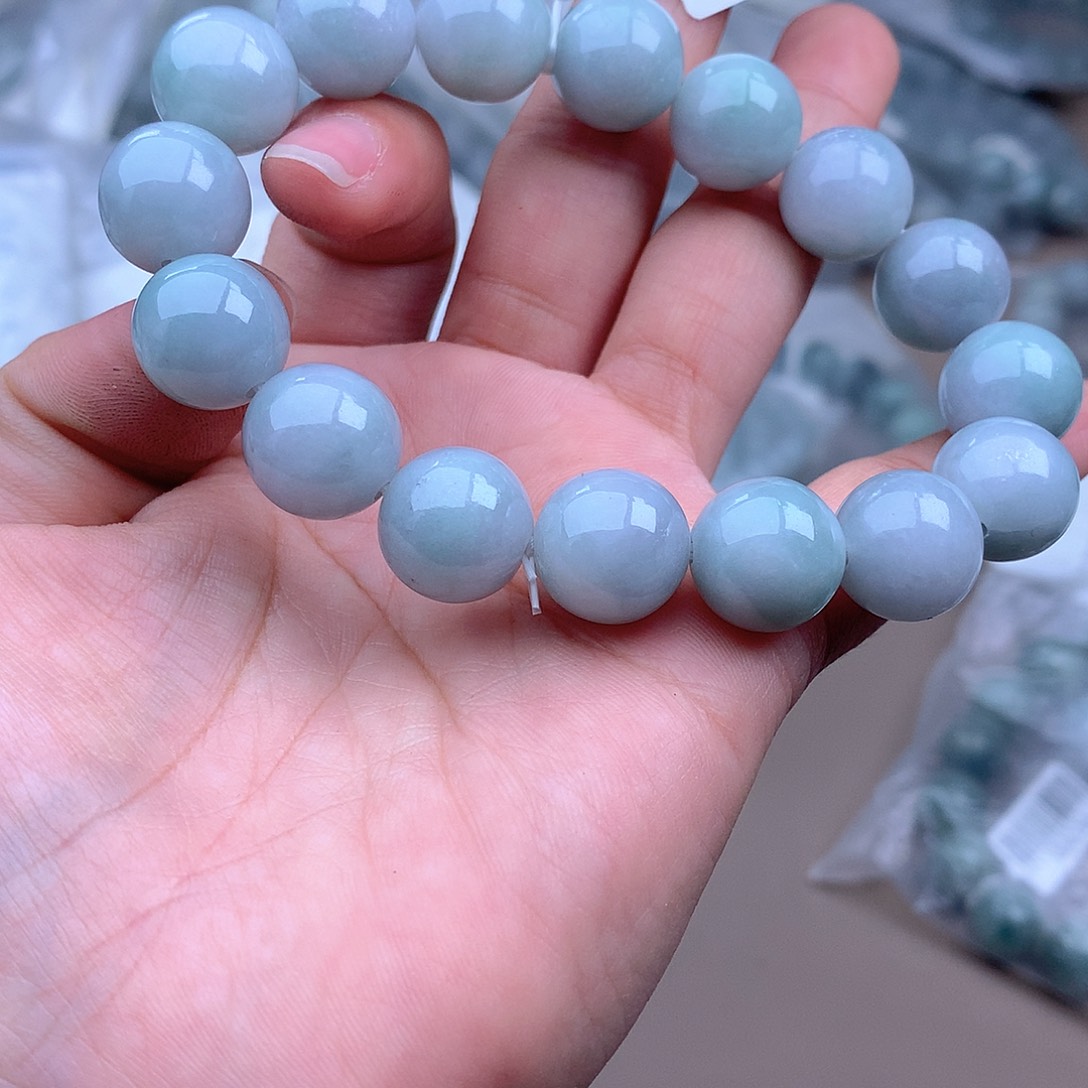 未镶嵌手串定制翡翠手串