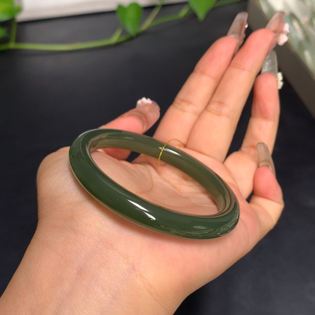 和田玉手镯未镶嵌m53