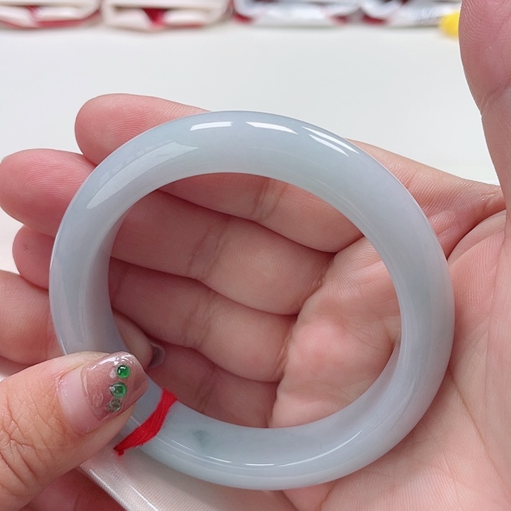 翡翠手镯未镶嵌缅甸翡翠手镯58圈