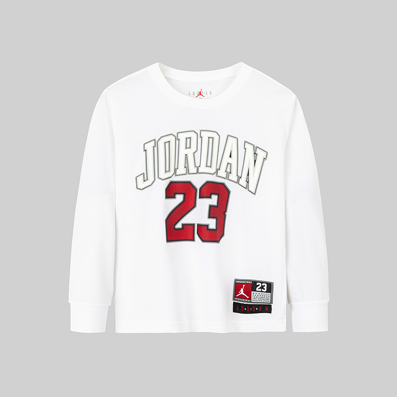 【官方旗舰】AIR JORDAN童装商场同款儿童休闲时尚舒适长袖T恤C591