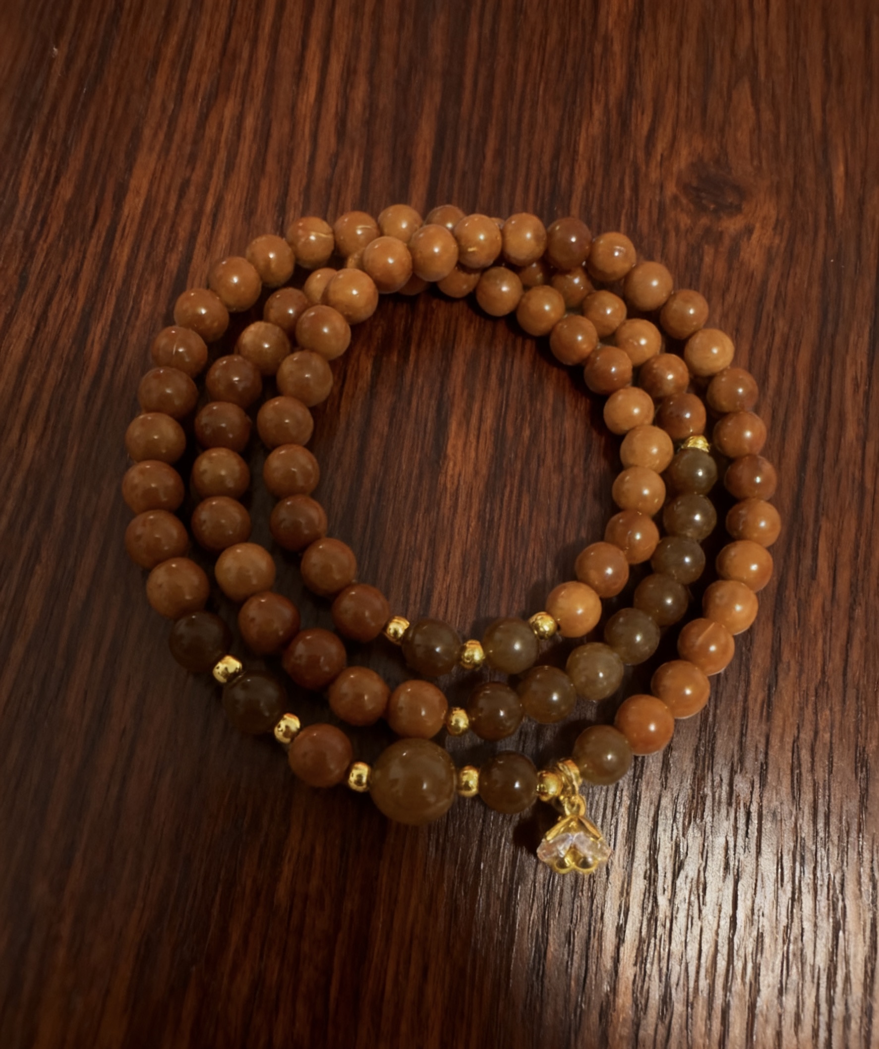 库克6mm三圈手链脖挂