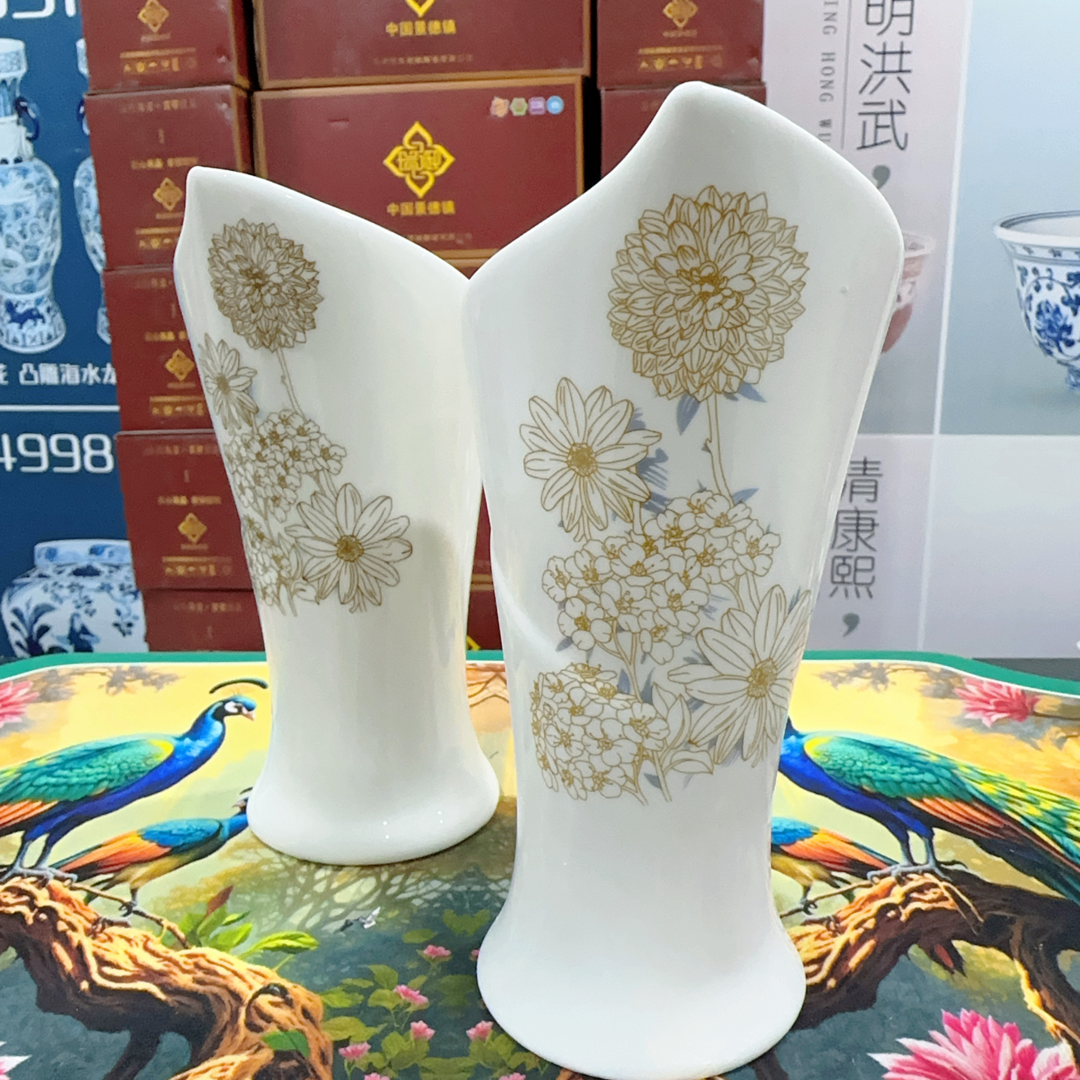 【袁氏瓷业】时光漫步筷子筒(1个)