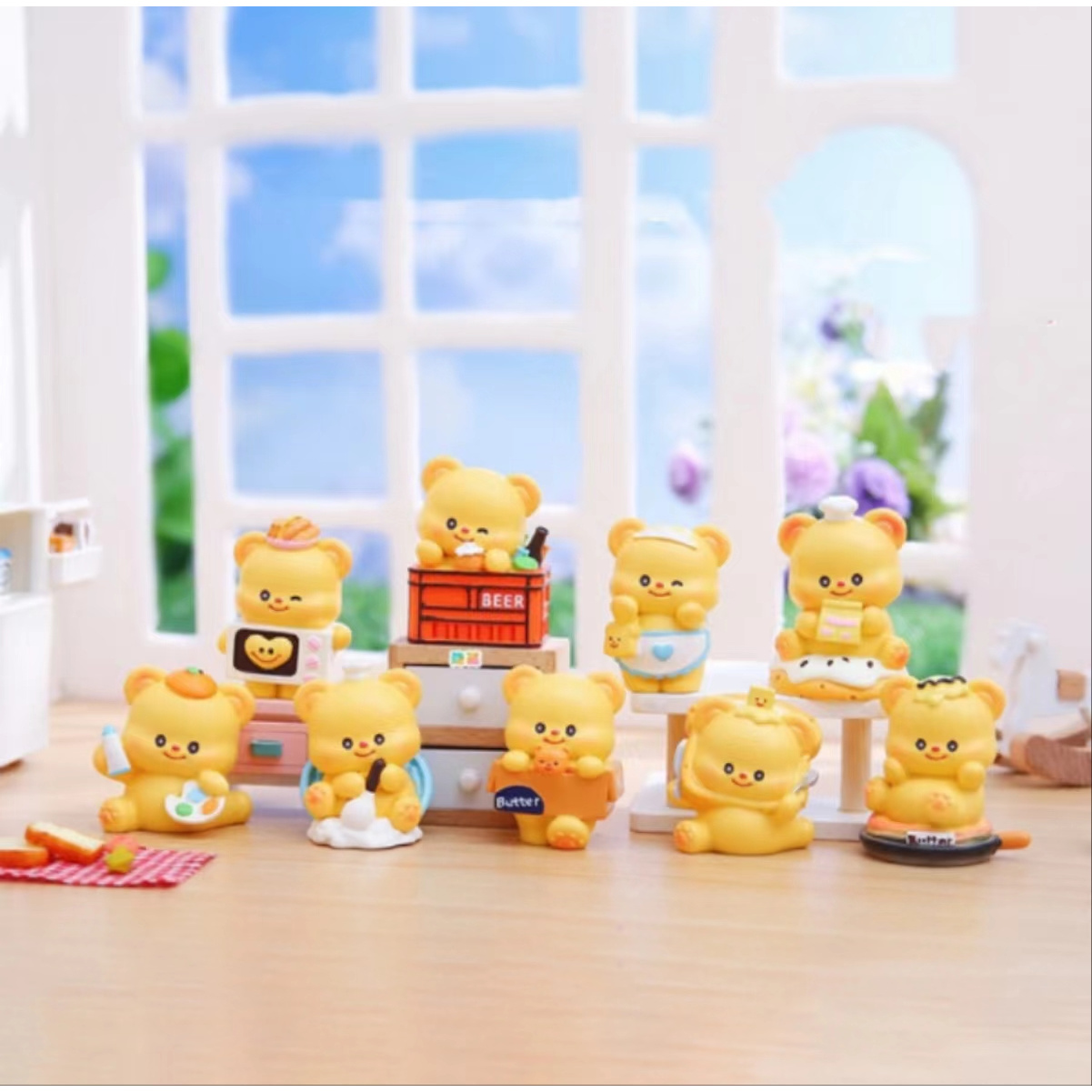 奶呼呼黄油小熊盲盒