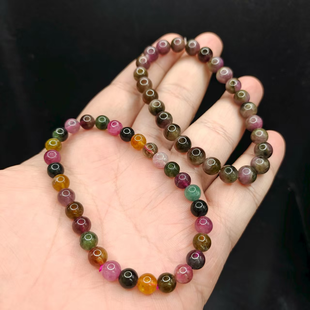 【龙龙严选】碧玺单圈手串GS【多样性发其一】约6mm+