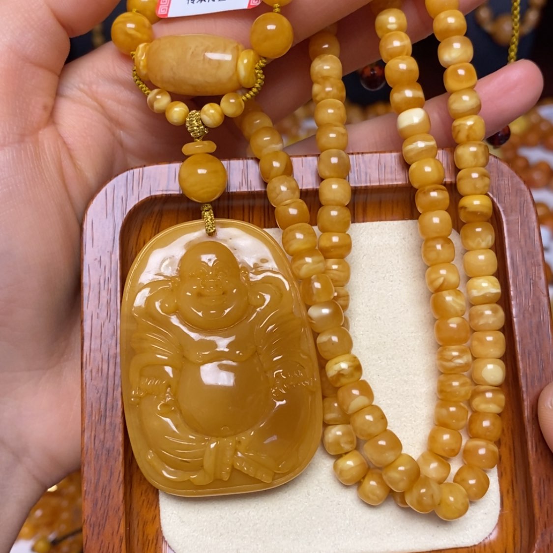【闪购商品】蜜蜡颈饰未镶嵌项链