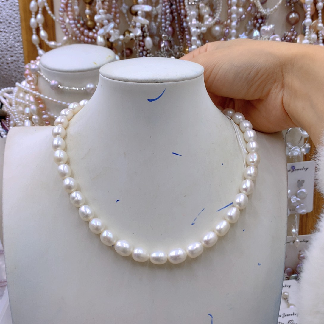 淡水珍珠耳饰合金