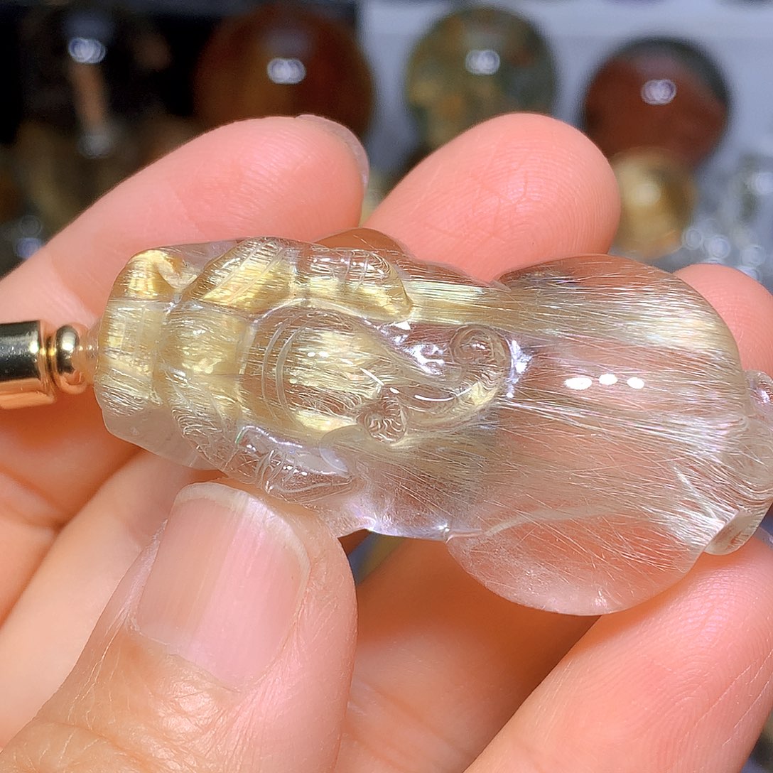 水晶吊坠未镶嵌天然水晶