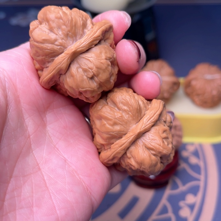 文玩核桃把件38蛤蟆头