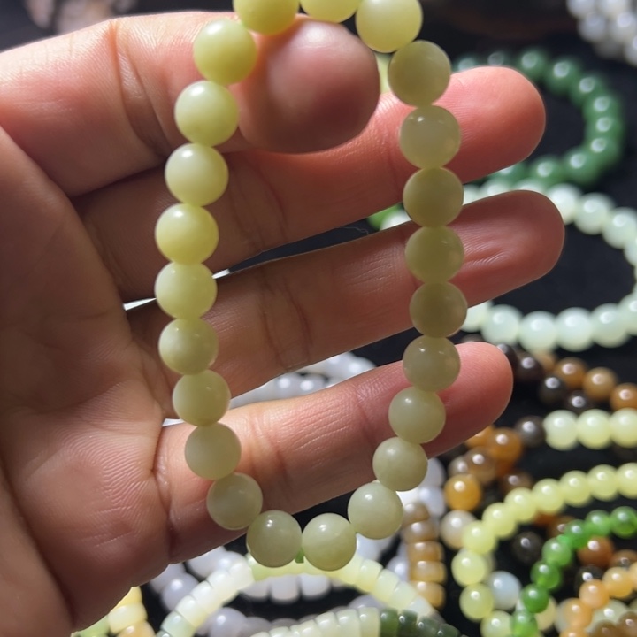 和田玉（糖玉）未镶嵌手链