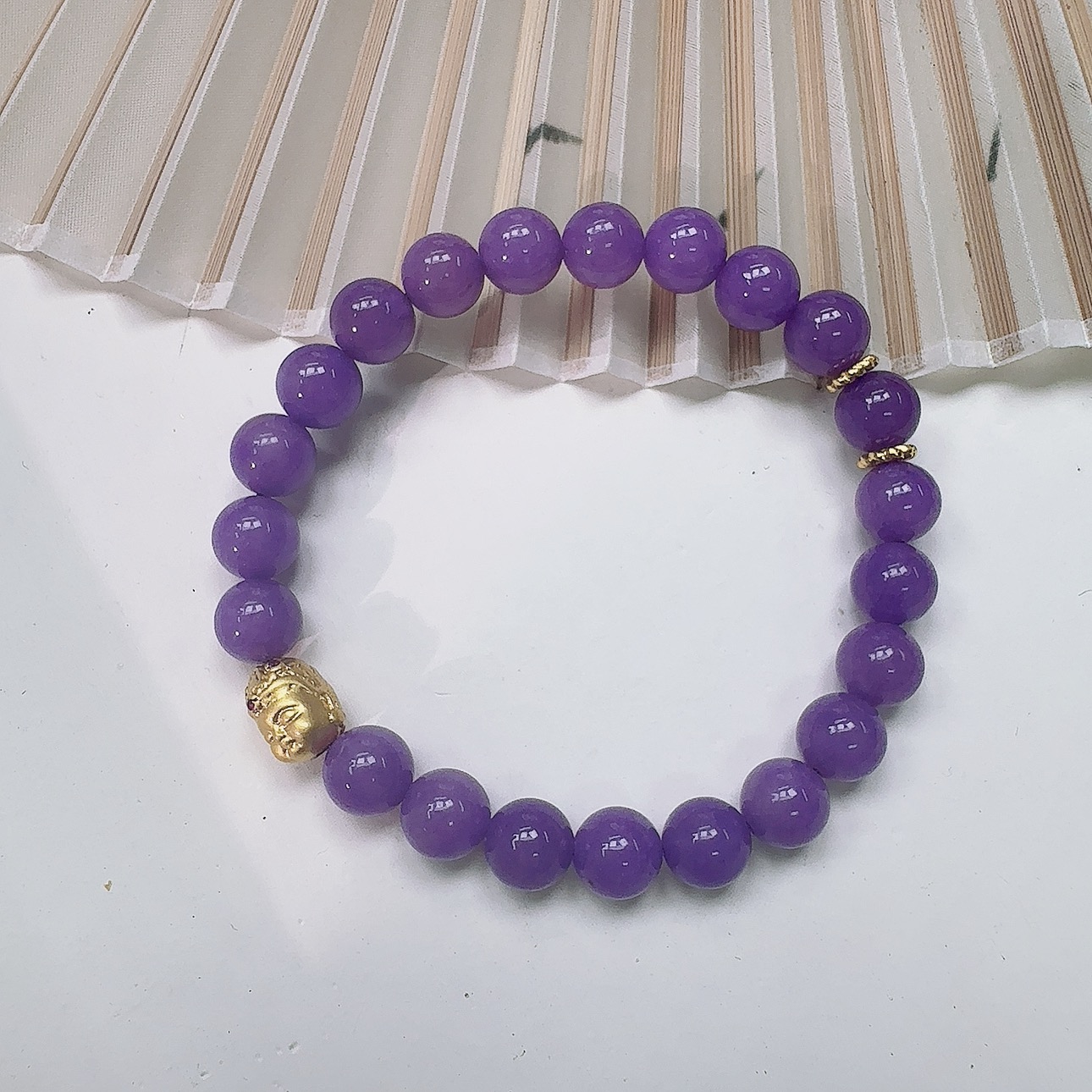 时尚满紫8mm小佛手串
