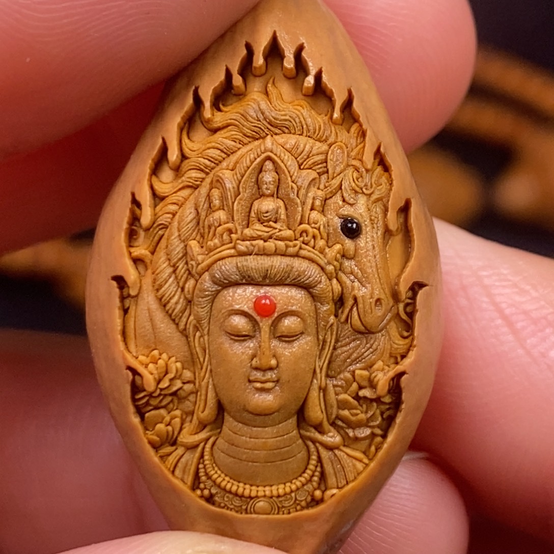 猴头核桃吊坠橄榄核桃