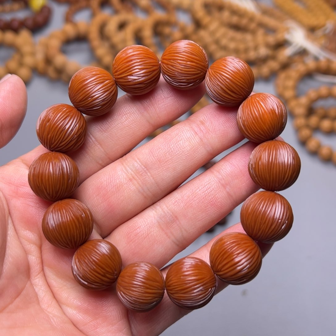 猴头核桃手串猴头金丝