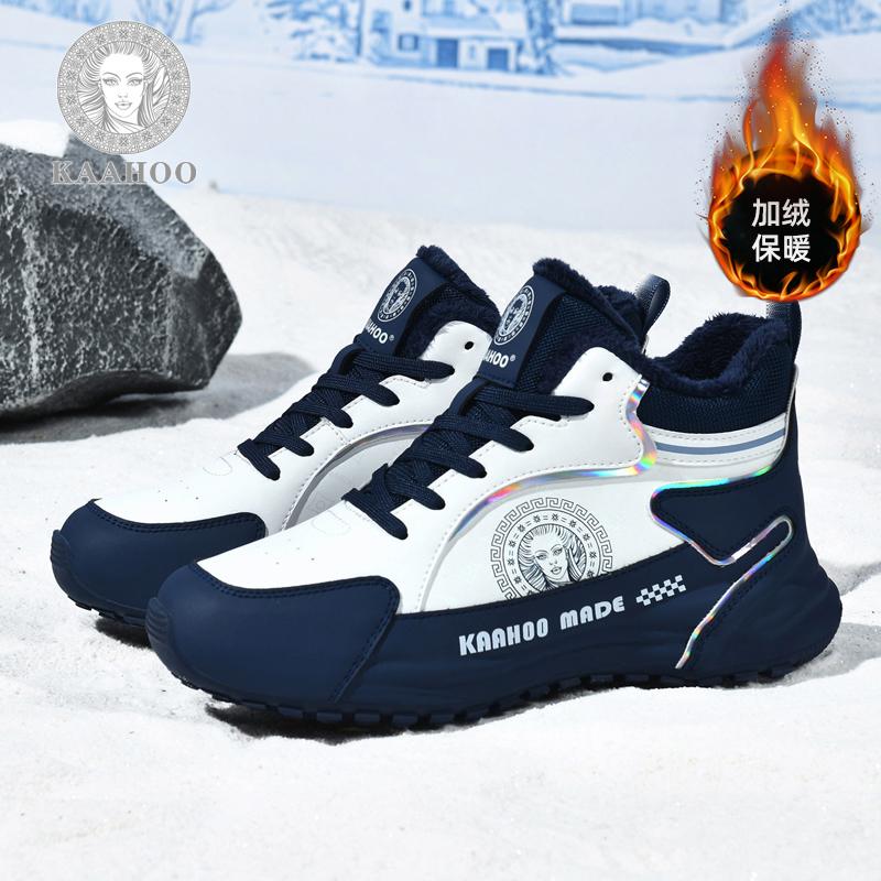 杜莎蕾奴雪地靴情侣帕拉鞋百搭时尚休闲棉鞋舒适加绒款保暖棉靴男