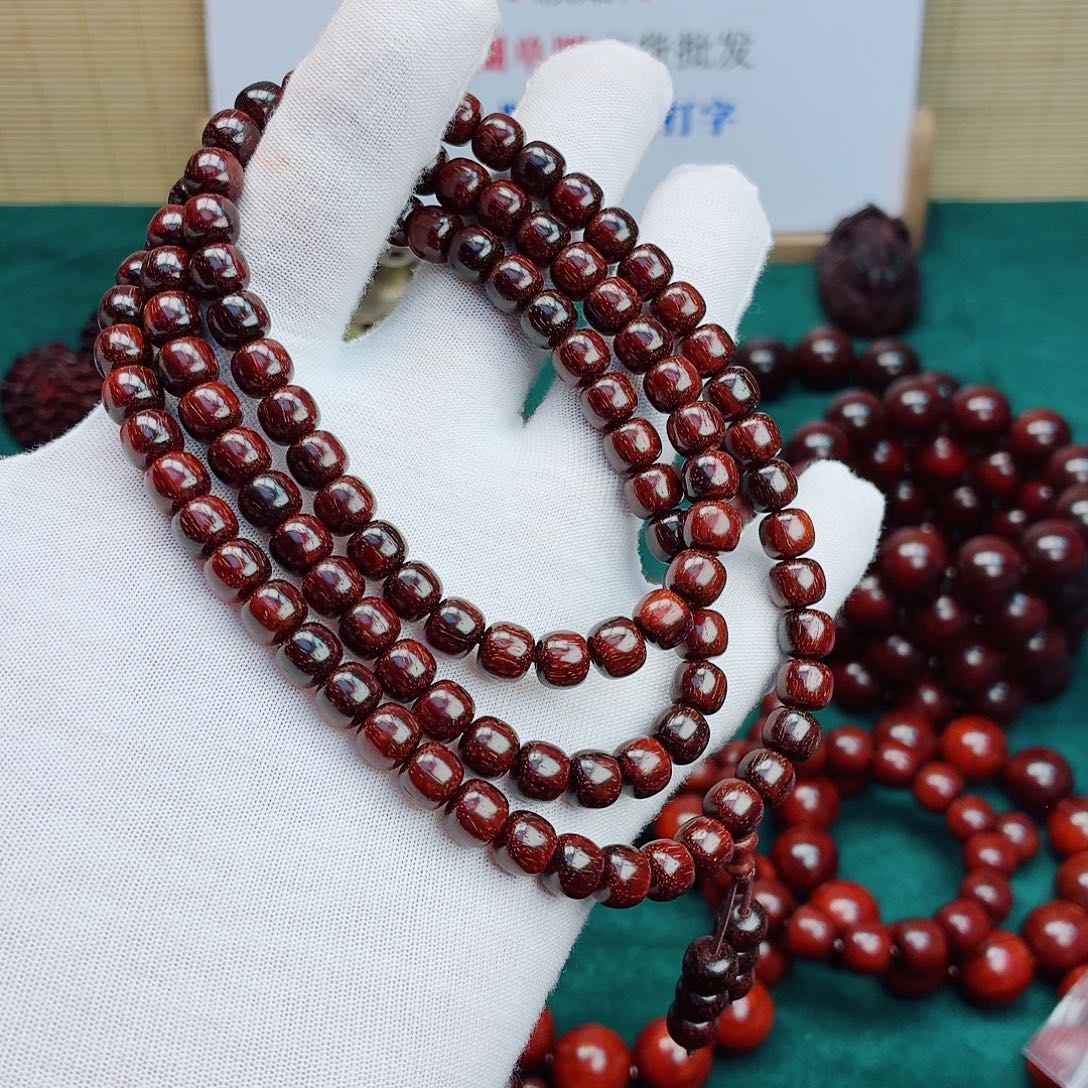 壁***g檀香紫檀（小叶紫檀）手串/手链78老拆