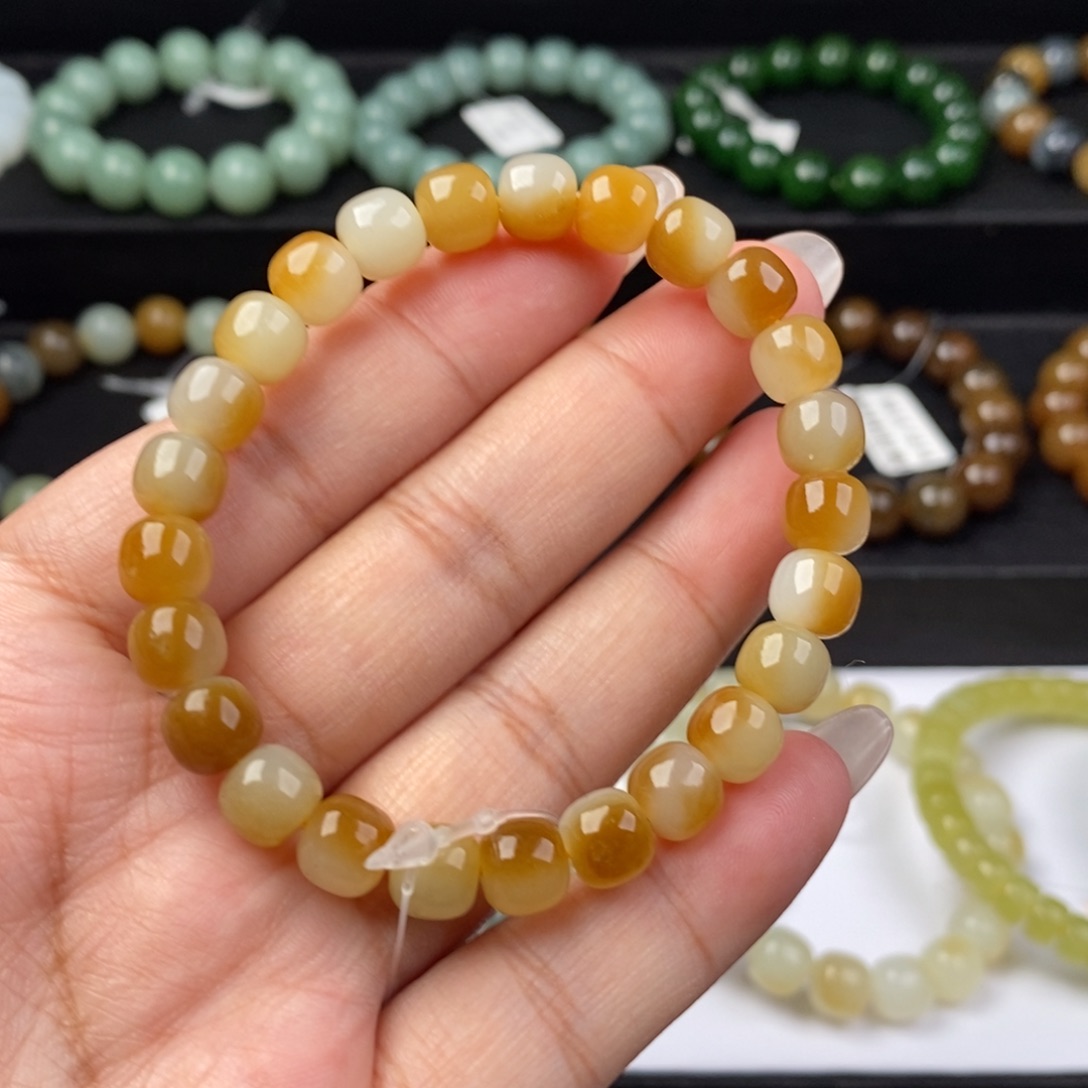 和田玉手串未镶嵌