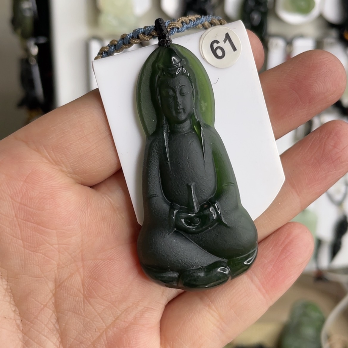 【闪购商品】岫玉颈饰未镶嵌0***.观音