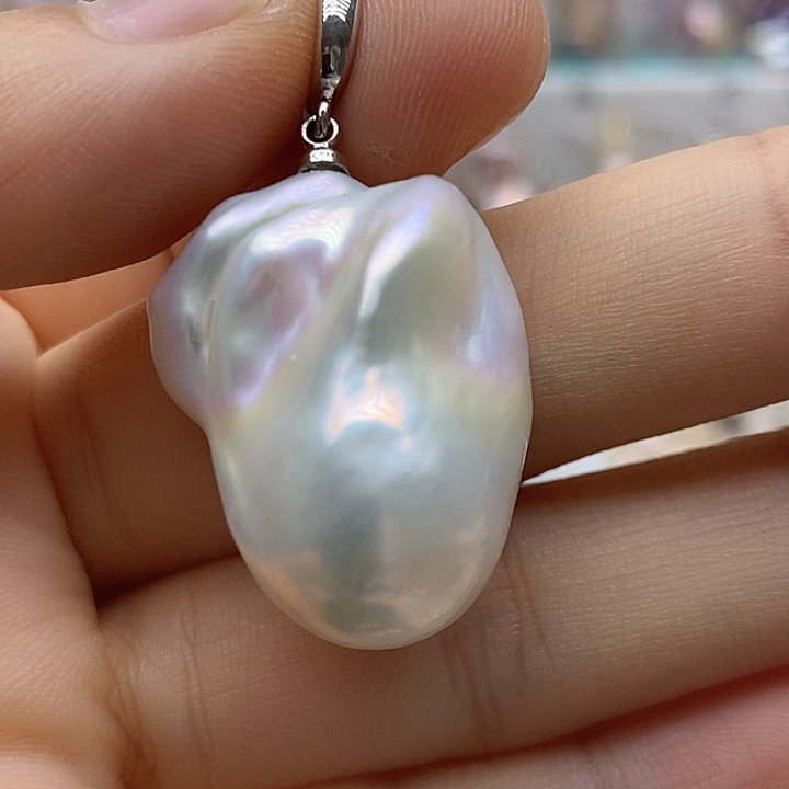 淡水珍珠未镶嵌吊坠(不含链)