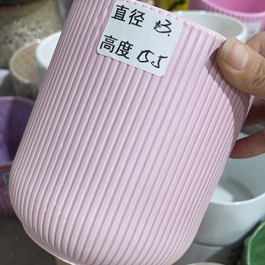 多肉绿植陶瓷花盆9.9包邮，有孔