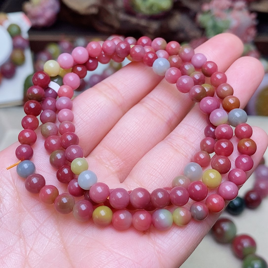 玛瑙/玉髓珠宝奇石未镶嵌幸*花盐源玛瑙定制