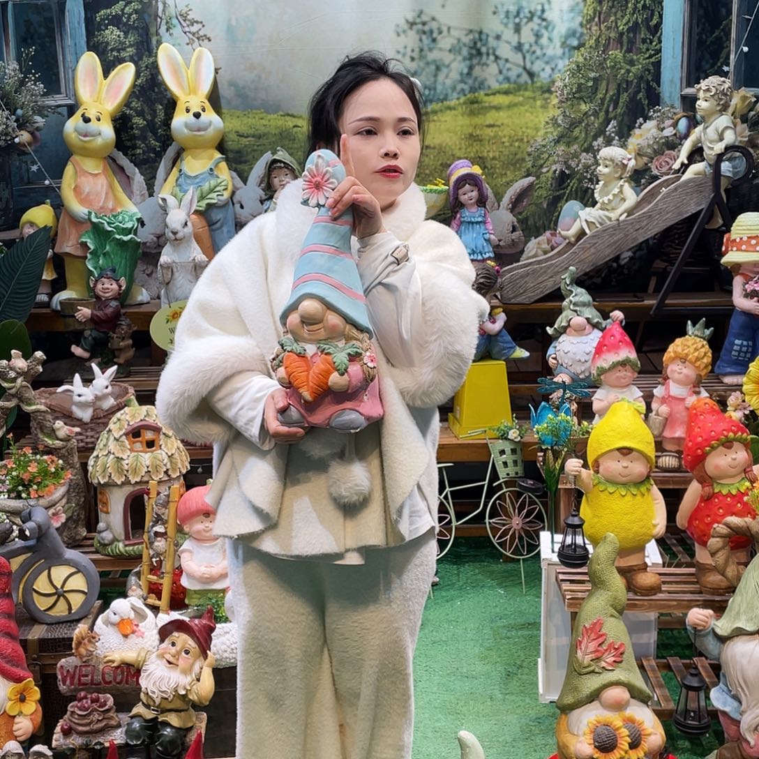 摆件花园摆件红红火火