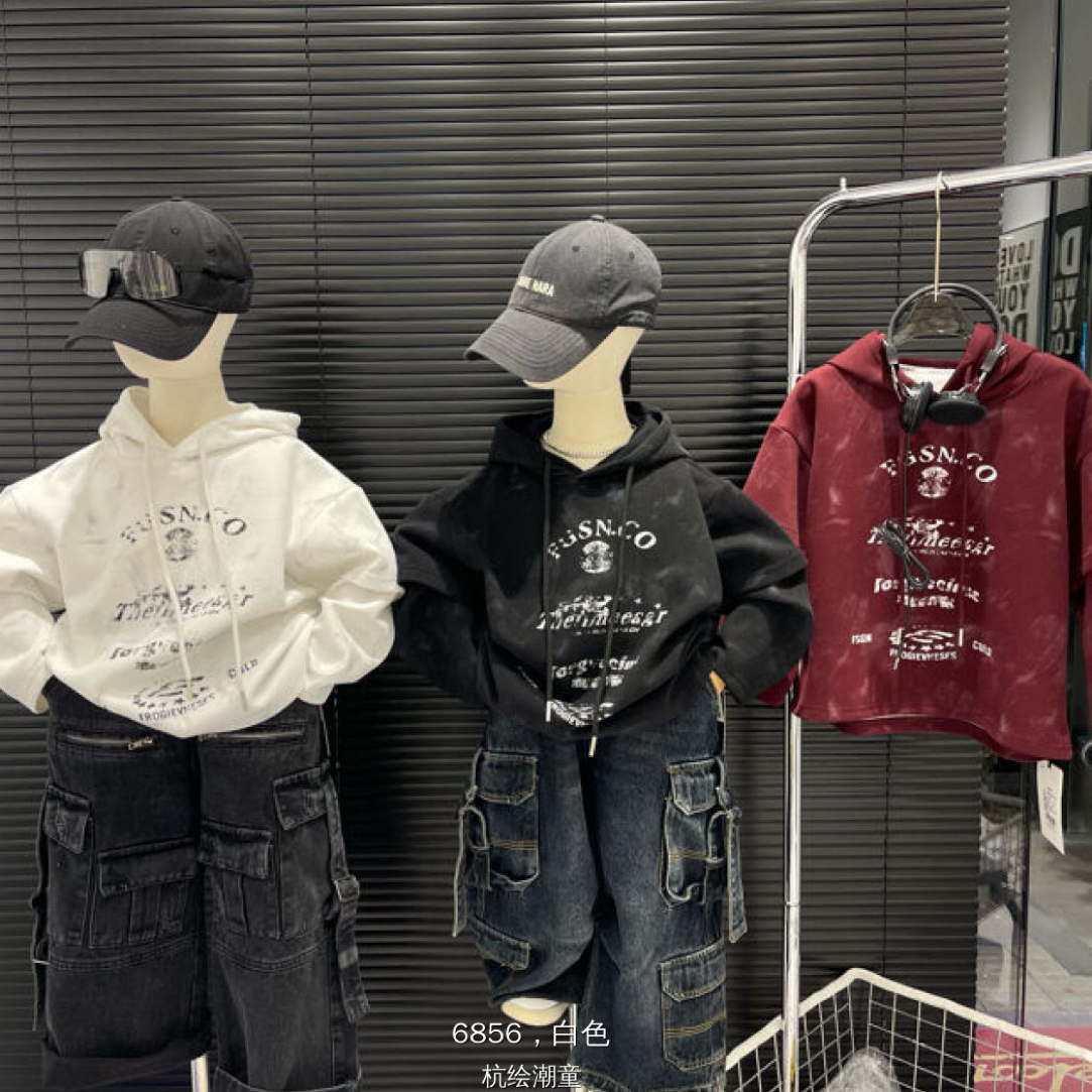 套头春秋休闲风B类字母男卫衣百搭秋冬ins美式宽松