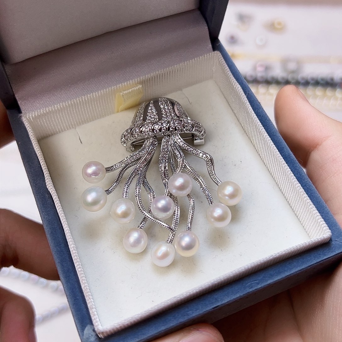 淡水珍珠胸饰未镶嵌