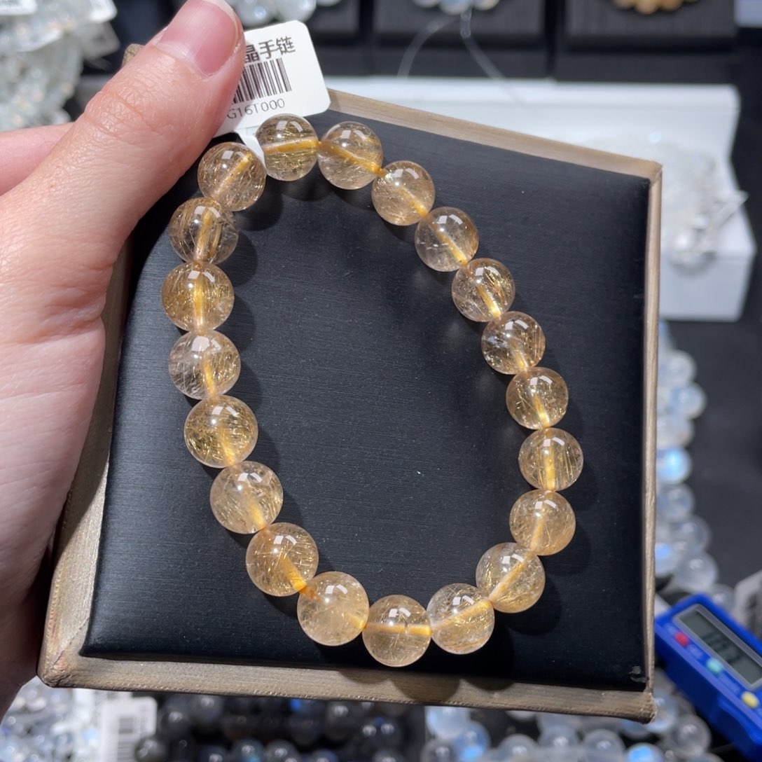 手链水晶未镶嵌金发晶10m+