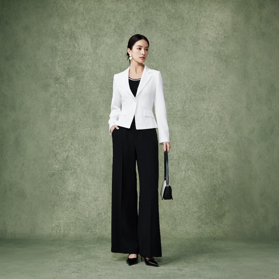 2025秋冬新款休闲裤直筒高腰显瘦气气百搭简约-MOHA09WPT007B12